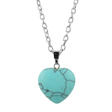 Load image into Gallery viewer, dongsheng New Bohemian Style Handmade Natural Gravel Necklace DIY Tassel Heart Jewerly Necklace Natural Stone Women Gift -30