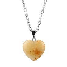 Load image into Gallery viewer, dongsheng New Bohemian Style Handmade Natural Gravel Necklace DIY Tassel Heart Jewerly Necklace Natural Stone Women Gift -30
