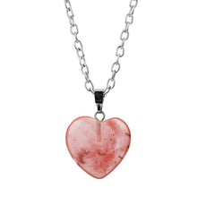 Load image into Gallery viewer, dongsheng New Bohemian Style Handmade Natural Gravel Necklace DIY Tassel Heart Jewerly Necklace Natural Stone Women Gift -30