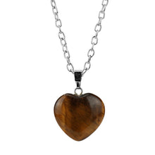 Load image into Gallery viewer, dongsheng New Bohemian Style Handmade Natural Gravel Necklace DIY Tassel Heart Jewerly Necklace Natural Stone Women Gift -30
